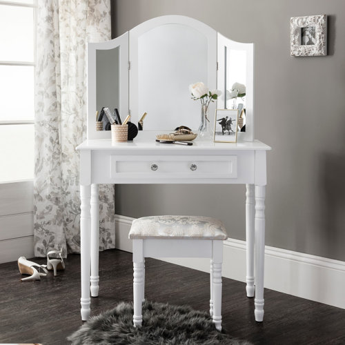 Fernleaf Libourne Dressing Table with Mirror & Reviews Wayfair.co.uk